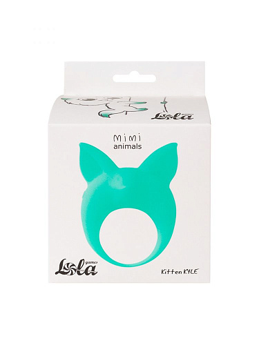 Зелёное эрекционное кольцо Lola toys Kitten Kyle 7000-01lola