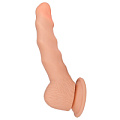 Телесный фаллоимитатор-реалистик на присоске LOVETOY (А-Полимер) 102100 (14 см)