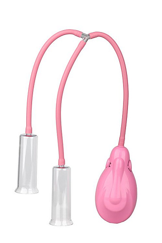 Двойная вакуумная помпа для сосков Dream Toys NIPPLE STIMULATION PUMP 21422