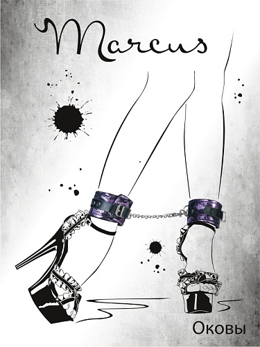 Пурпурные кружевные поножи ToyFa 712003