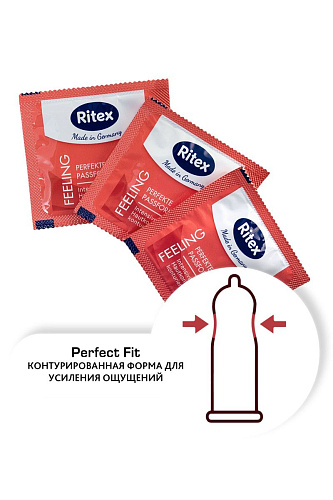 Презервативы анатомической формы с накопителем RITEX PERFECT FIT №3 (3 шт)