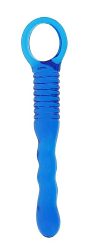 Голубой анальный стимулятор Seven Creations TAPERED ANAL ROD BLUE pg05-156blu (14,5 см)