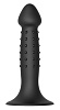 Чёрный анальный фаллоимитатор Dream Toys NUBBED PLUG 21441 (13,5 см)