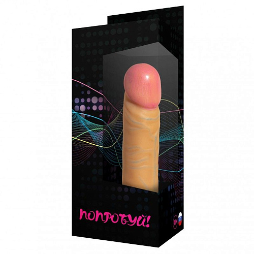 Телесный фаллоимитатор-реалистик с присоской Сумерки богов №10 201-24 BX DD (18 см)