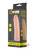 Фаллическая насадка на пенис телесного цвета ToyFa XLover 748009 (18 см)