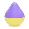 Каплевидный фиолетово-жёлтый вибромассажёр Tenga FUJI-LEMON E24807
