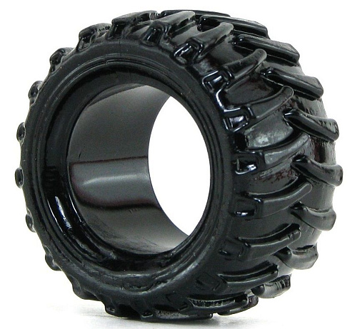 Чёрная эрекционная шина NS Novelties Treads Mens Ring Wide NSN-0905-13