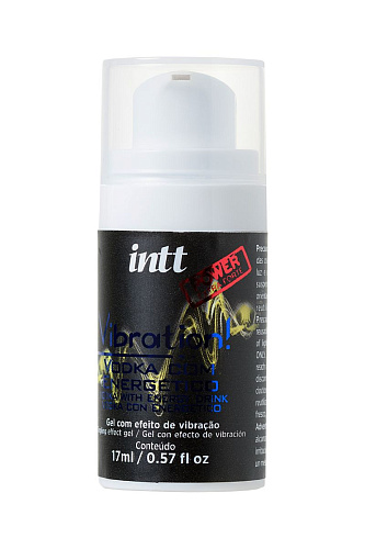 Массажный гель с необычным ароматом и эффектом вибрации INTT VIBRATION Vodka mixed with energy drink FU32