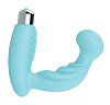 Голубой вибромассажёр простаты с круглым кончиком Bior toys ST-40138-12