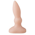 Телесный анальный плаг с каплевидным кончиком LOVETOY (А-Полимер) 442800 (10 см)