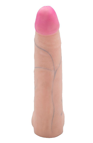 Телесный фаллоимитатор на поясе LOVETOY (А-Полимер) Harness 033003 (22,5 см)