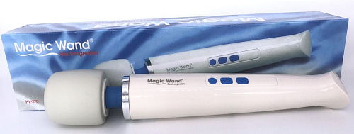 Беспроводной вибромассажер белого цвета Hitachi Magic Magic Wand Rechargeable HV-270