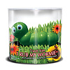 Зелёный вибратор-«гусеница» Big Teaze Toys I Rub My Wormie Green 10240