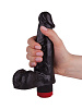 Чёрный виброфаллос со встроенным пультом LOVETOY (А-Полимер) 411600 (16,5 см)