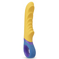 Жёлтый вибромассажёр EDC Wholesale Tone G-Spot Vibrator PMV20-3 (23 см)