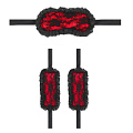 Красно-чёрный игровой набор Shots Media BV Introductory Bondage Kit №7 OU370RED