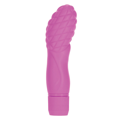 Розовый вибратор California Exotic Novelties FIRST TIME SILICONE G SE-0004-72-2 (14 см)