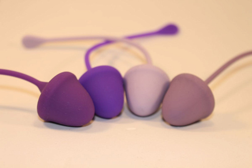 Разноцветный набор из 4 вагинальных шариков разного веса 4sexdreaM 47177