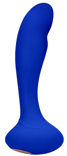 Синий вибростимулятор точки G Shots Media BV Finesse ELE012BLU (17,5 см)