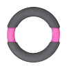 Серое эрекционное кольцо Dream Toys NEON STIMU RING 37MM GREY/PINK 21041