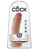 Кофейный фаллоимитатор-мулат Pipedream 8 Cock with Balls PD5507-22 (21,3 см)