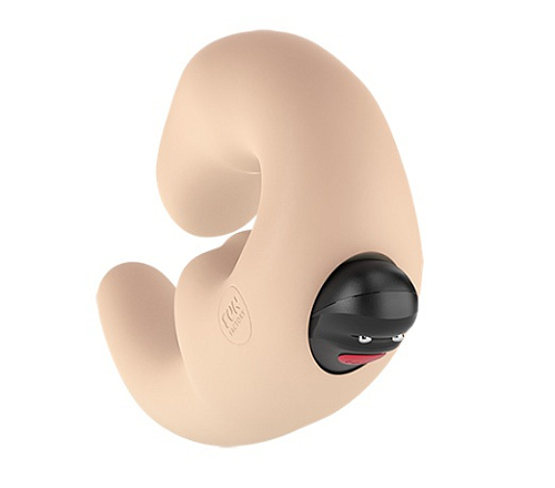 Телесный безремневой страпон с вибрацией Fun Factory Sharevibe 26204