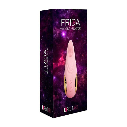Розовый вибростимулятор с ротацией кончика RestArt Frida RA-320 (18 см)