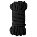 Чёрная веревка для бондажа Shots Media BV Japanese Rope OU270BLK