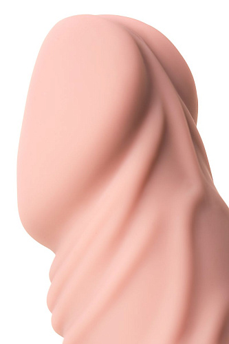 Реалистичный вибратор телесного цвета A-toys 761040 (19,3 см)