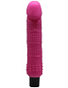 Розовый вибратор из ультраскин с точками по всей длине Eroticon 30310-1 (24 см)