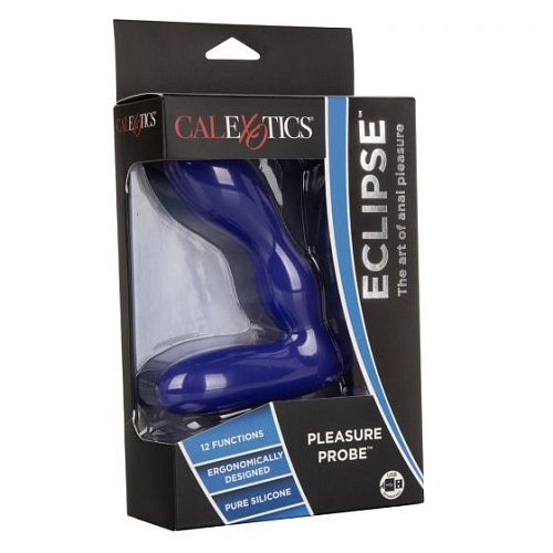 Синий анальный вибратор California Exotic Novelties Eclipse Pleasure Probe SE-0436-10-3 (13,25 см)