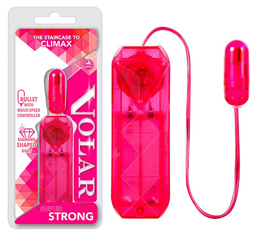 Розовая вибропуля с выносным пультом NMC Volar 0586226