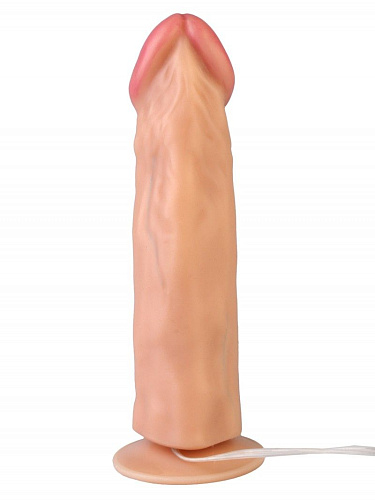 Реалистичный вибратор телесного цвета с присоской Сумерки богов 204-27 CD DD (19,5 см)