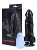 Чёрный вибратор-реалистик на присоске Сумерки богов №26 354-26 BX DD (19,5 см)