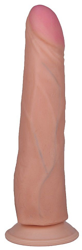 Телесный фаллоимитатор без мошонки LOVETOY (А-Полимер) HUMAN STYLE 8 610106 (20,3 см)