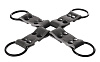 Чёрная крестообразная связка NS Novelties Bondage Hogtie NSN-1197-13