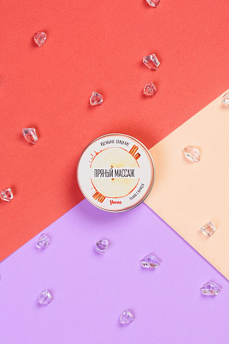 Массажная свеча с ароматом яблока и корицы ToyFa «Пряный массаж»  722008