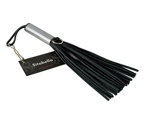 Чёрный кистевой мини-флогер Sitabella 3019-1 (19 см)