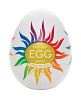 Белый мастурбатор-яйцо Tenga SHINY Pride Edition EGG-011P