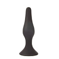 Чёрная анальная пробка Bior toys Sex Expert SEM-55039 (11 см)