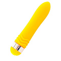 Жёлтый водонепроницаемый вибратор Sexus 931008-8 (14 см)