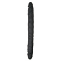 Чёрный двусторонний фаллоимитатор EDC Wholesale Double Ended Dildo ET207BLK (40 см)