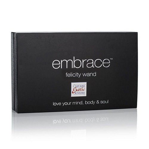 Розовый вибромассажёр California Exotic Novelties Embrace Felicity Wand SE-4610-55-3 (21 см)