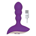 Фиолетовый анальный вибромассажёр Bior toys ST-40163-5
