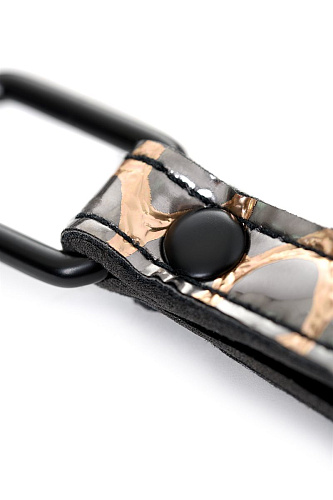 Набор золотисто-чёрных БДСМ-девайсов WANAME Goddess 477010