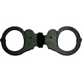 Чёрные наручники Mister B A95B Handcuffs Hinged MB680600