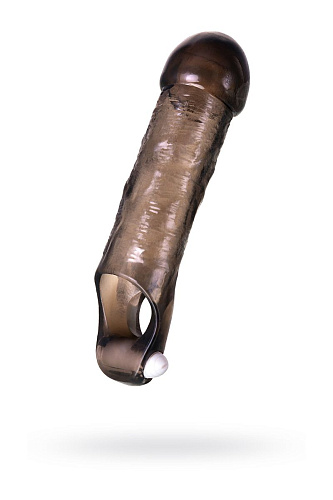 Закрытая дымчатая насадка с подхватом ToyFa XLover 748029 (15,5 см)