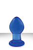 Малая синяя стеклянная анальная пробка NS Novelties Crystal Small NSN-0701-17 (6,3 см)