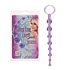 Фиолетовая анальная цепочка California Exotic Novelties First Time Love Beads SE-0004-32-2 (21 см)
