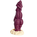 Бордовый фаллоимитатор Erasexa «Дракон» zoo11